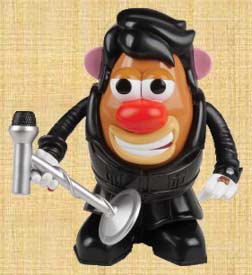 Elvis Potato Head - Black Leather