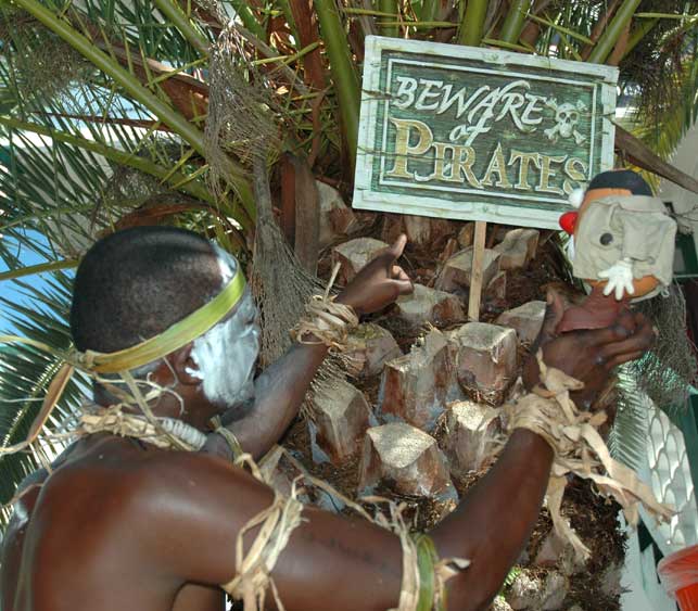 A Belizean Native warns Spud of Pirates
