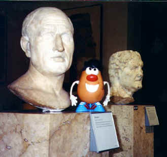 Not exactly the kind of 'busts' Spud was hoping he'd find at the Louvre