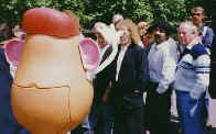 Spud pontificates at Speakers Corner in Hyde Park