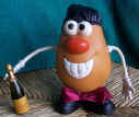 Spud breaks out the bubbly to celebrate the end of the Millennia