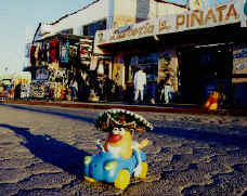 Spud loads up on souvenirs in Tijuana