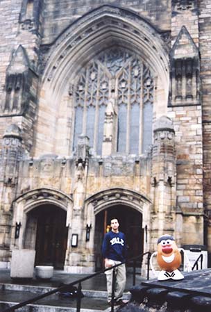 Spud visits the library of the Yale Campus...not to read books, but to see if he can pick up some college chicks!