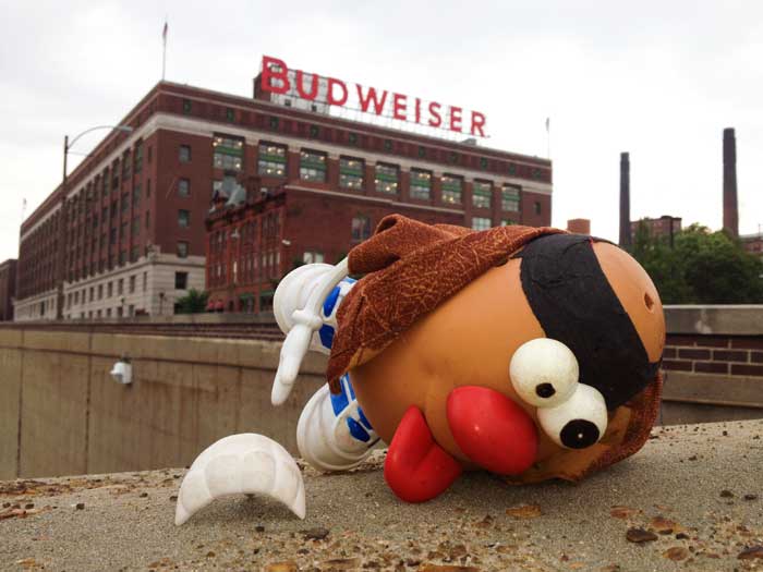 Spud gets 'bounced' out of Budweiser