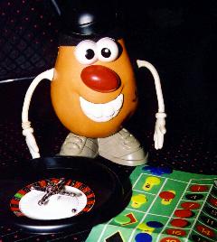 Spud learns the roulette wheel is not his friend...