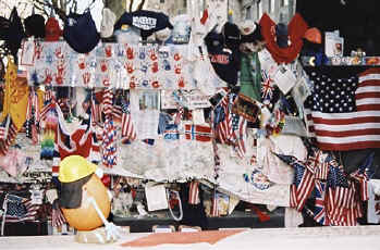 Spud looks at the many memorials left to those who lost their lives on September 11, 2001